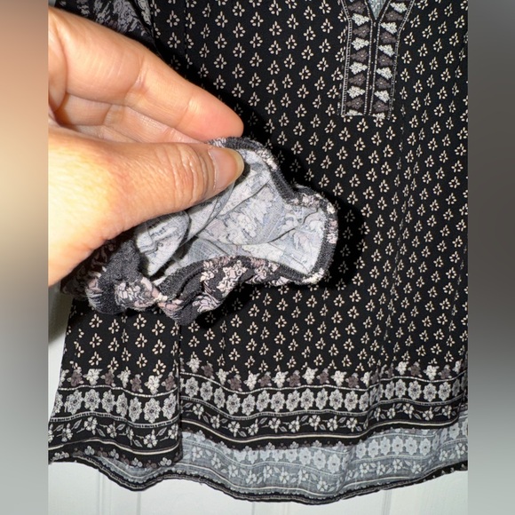 🖤 Knox Rose Boho Floral & Paisley Blouse - Picture 10 of 10